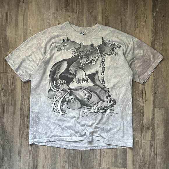 Liquid Blue Other - Vintage 1997 Brian Fox Liquid Blue Cerberus T-Shirt Size XL